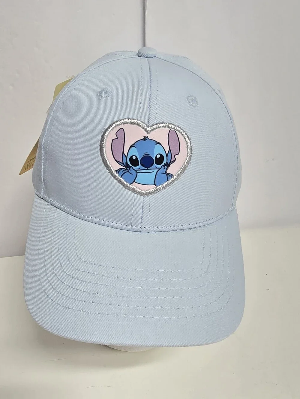 NWT Disney Stitch Light Blue Snap Back Kids Hat